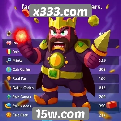 Estatísticas de jogos mais populares em x333.com