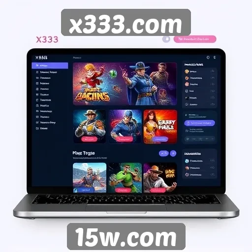 Interface do usuário do site x333.com recebe atualização